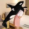 50/75см Реалистичные плюшевые игрушки Косатка Мягкая кукла Рыба Orcinus Orca Акула Мультяшная подушка для сна для детей, девочек, подарок