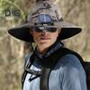 Outdoor Wide Brim Sun Hat with Solar Powered Fan Fishing Camping Hiking Breathable Mesh Design Women UV Protection Hat