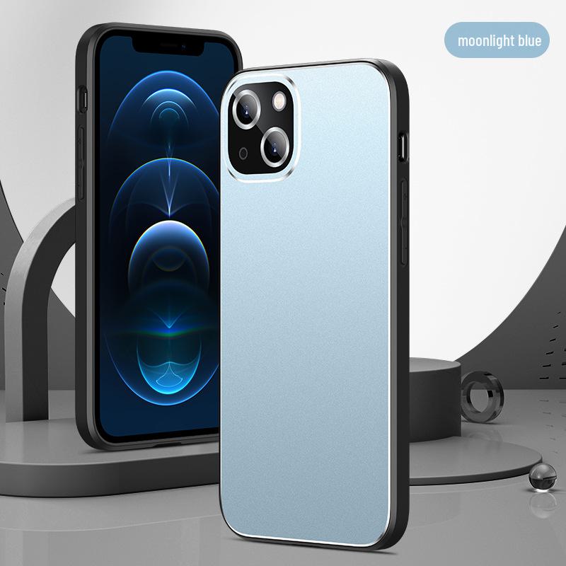 Металлические матовые линзы для высококачественного чехла для мобильного телефона Apple 15 — совместимы с iPhone 14, 13 Pro Max, All-Inclusive Hard Shell Trend