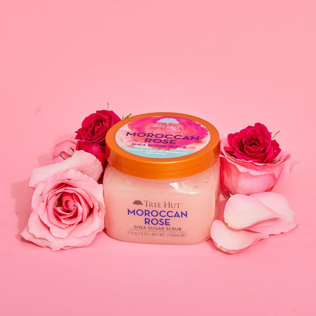 Tree Hut Body Scrub Moroccan Rose 510g