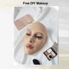 Full Face Makeup Mannequin Silicone Practicing Board Perfect Aid To Practice Makeup For Beginner