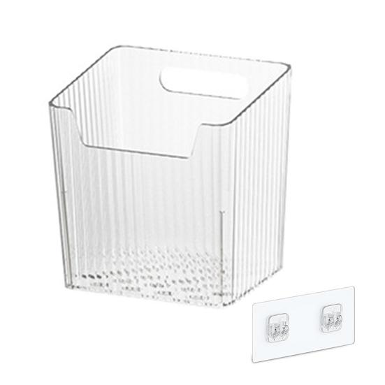 Kitchen Cabinet Door Storage Box 7kg Load Capacity Easy To Install Self-Adhesive Wall Mounted Kitchen Cupboard Organizer