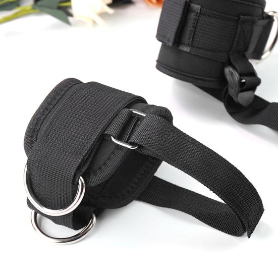 Ленты сопротивления для лодыжек с манжетами для женщин, ленты для упражнений на ноги и ягодицы, оборудование для тренировки ягодиц и бедер