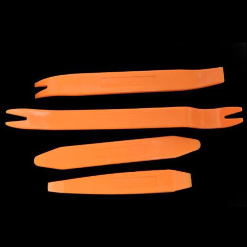 Комплекты аудио инструментов отделка панели радио дверь рычаг демонтаж установщик приборная панель 4 шт клипса автомобильные аксессуары