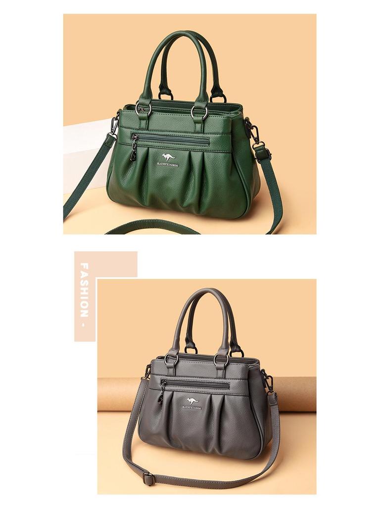 Стильная женская сумка 2023 года большой вместимости - Идеально подходит для мам среднего возраста, на одно плечо, кроссбоди