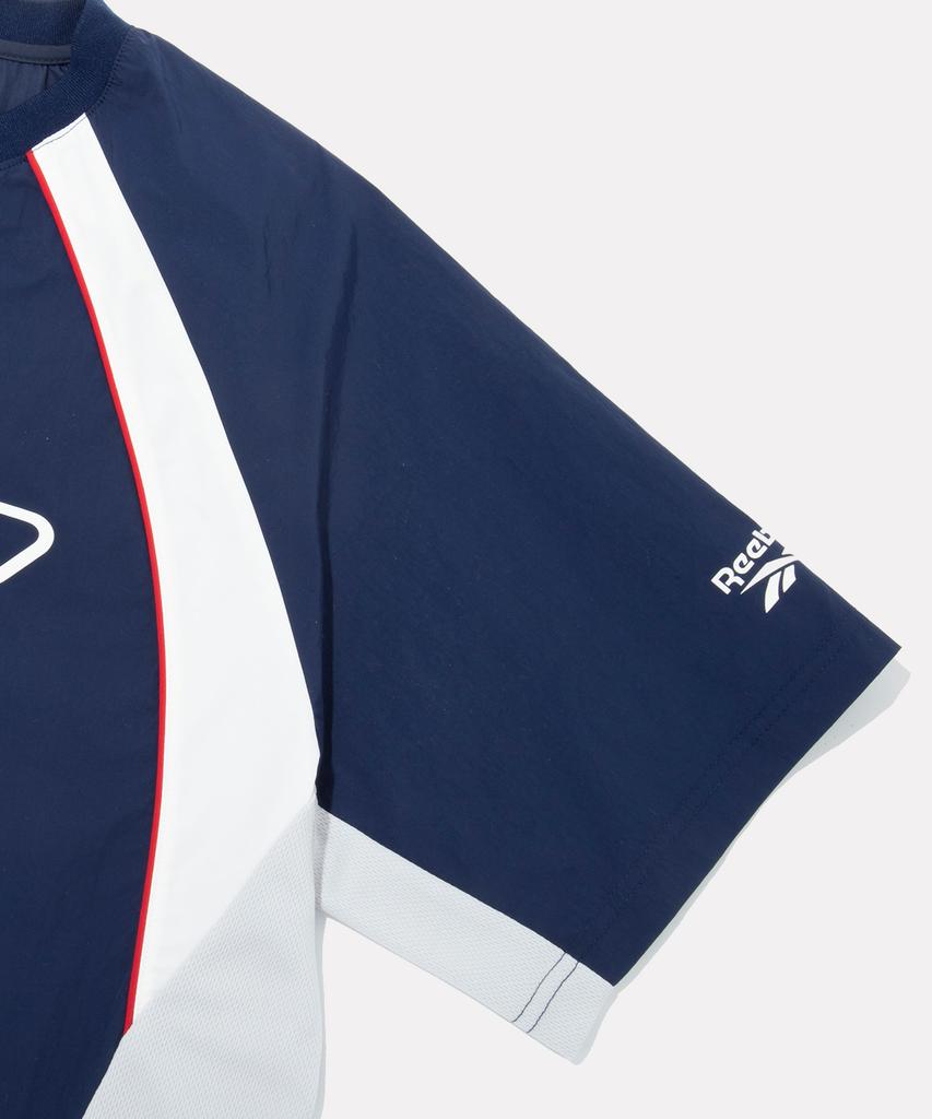 Reebok Гибридная футболка с коротким рукавом Piste - Темно-синяя