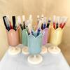 Sweet Tulip Shaped Pen Holders Creative Makeup Brush Holder Storage Box Gifts for Students Women Home School Desk Organizer