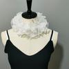 Stage Photo, Organza, Fake Collar, Neck Ruff Collar, Fungus Collar.