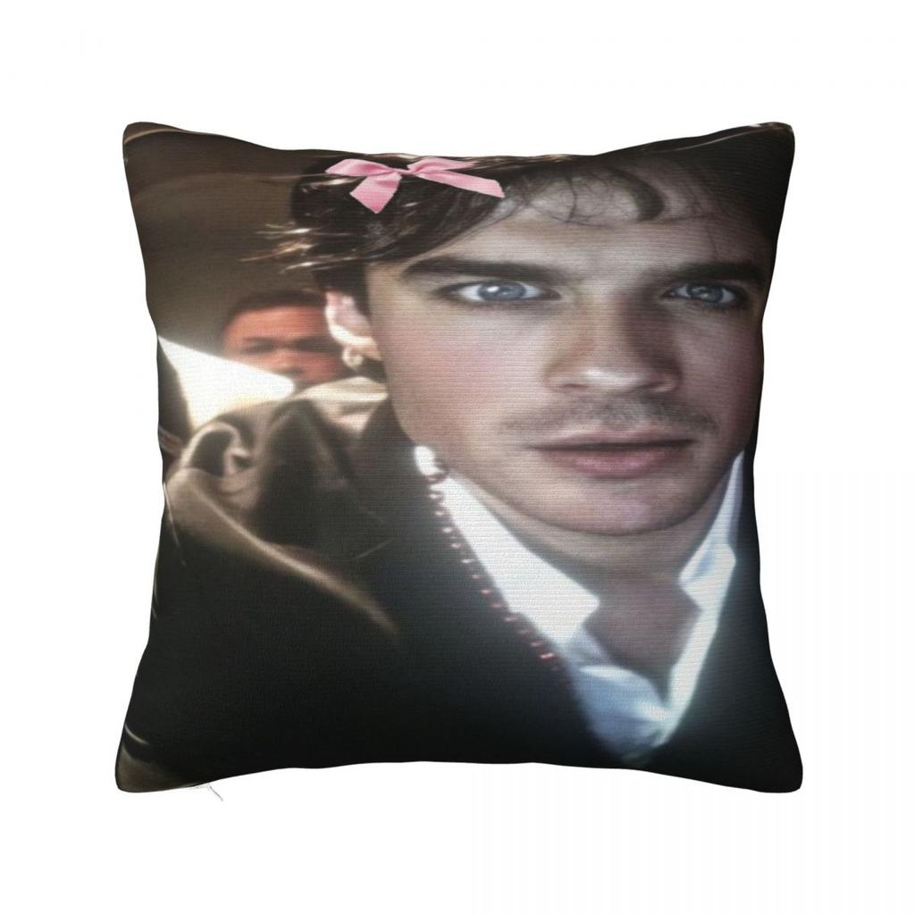 Наволочка Damon Salvatore Мерч Печать Чехол для Подушки Наволочки Домашний Декор Квадратный Разные Размеры