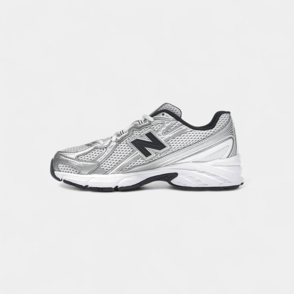 New Balance 740 Белый Серебристый Металлик Темно-синий
