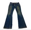 [USED] 00s Y2K Denim Flared Pants Bell Bottom Bootcut Low Rise