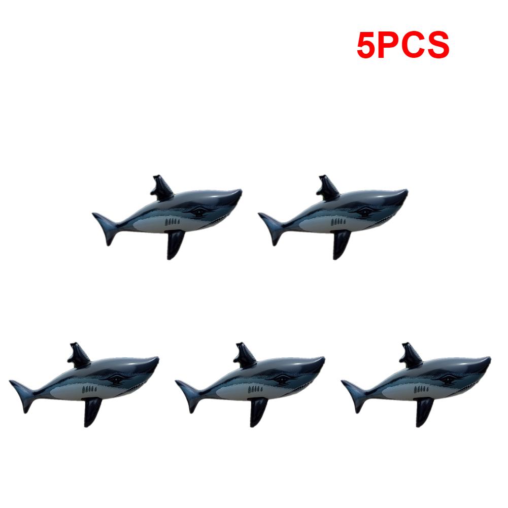 1-5PCS Floating Shark Float Toy Kids Adults Inflatable Water Swimming Pool Simulation Whale Fish Animals Toys Pool Accessories