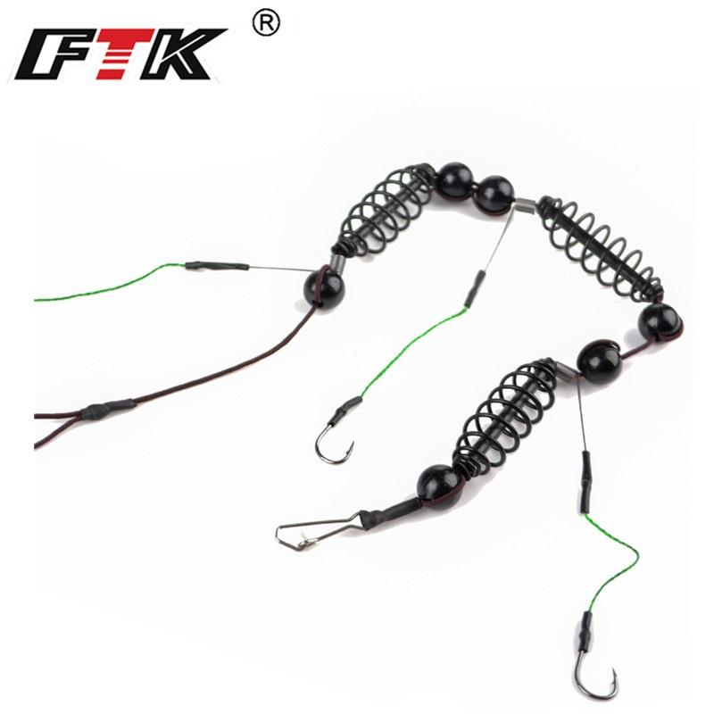 FTK 1 шт. 15G-35G длина 36 см клетка и крючки для кормушки для ловли карпа