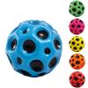 Kids Bouncy Ball Useful Hole Ball Soft Bouncy Ball Anti-fall Moon Shape Porous Indoor Toy Ergonomic Design MIT