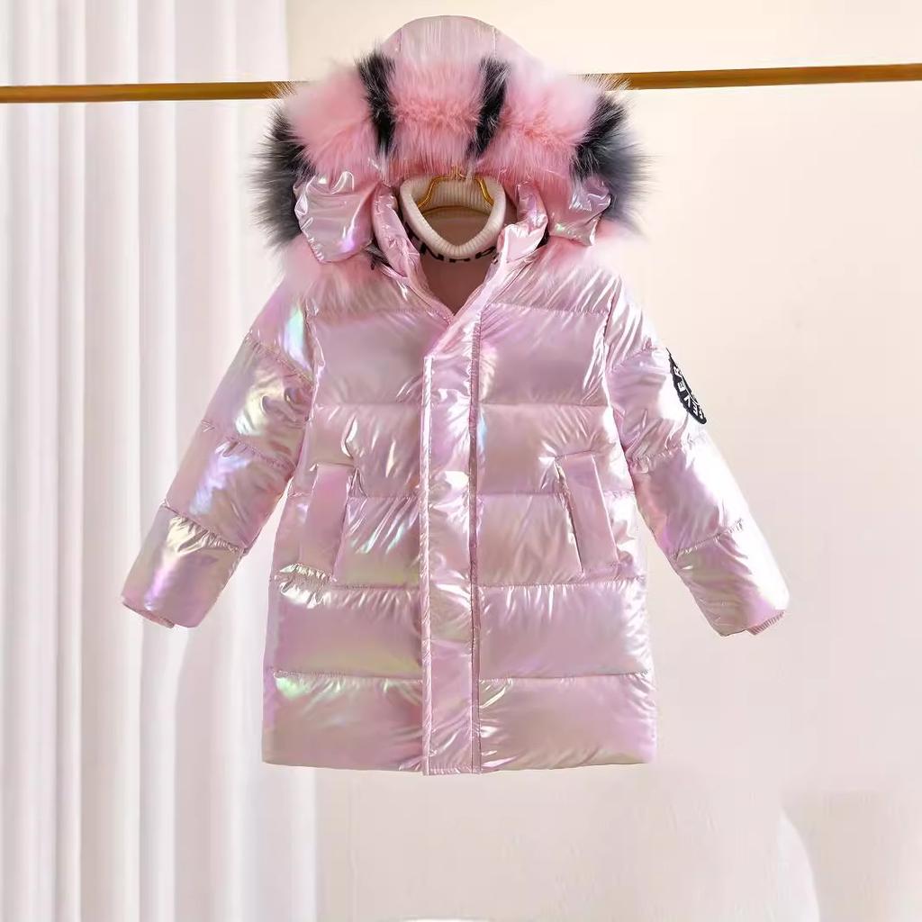 Girl Clothes Warm Winter Down Jacket Children Girls Fur Coat Winter Parka Outerwear 3-14y Kids Boy Sport Jacket