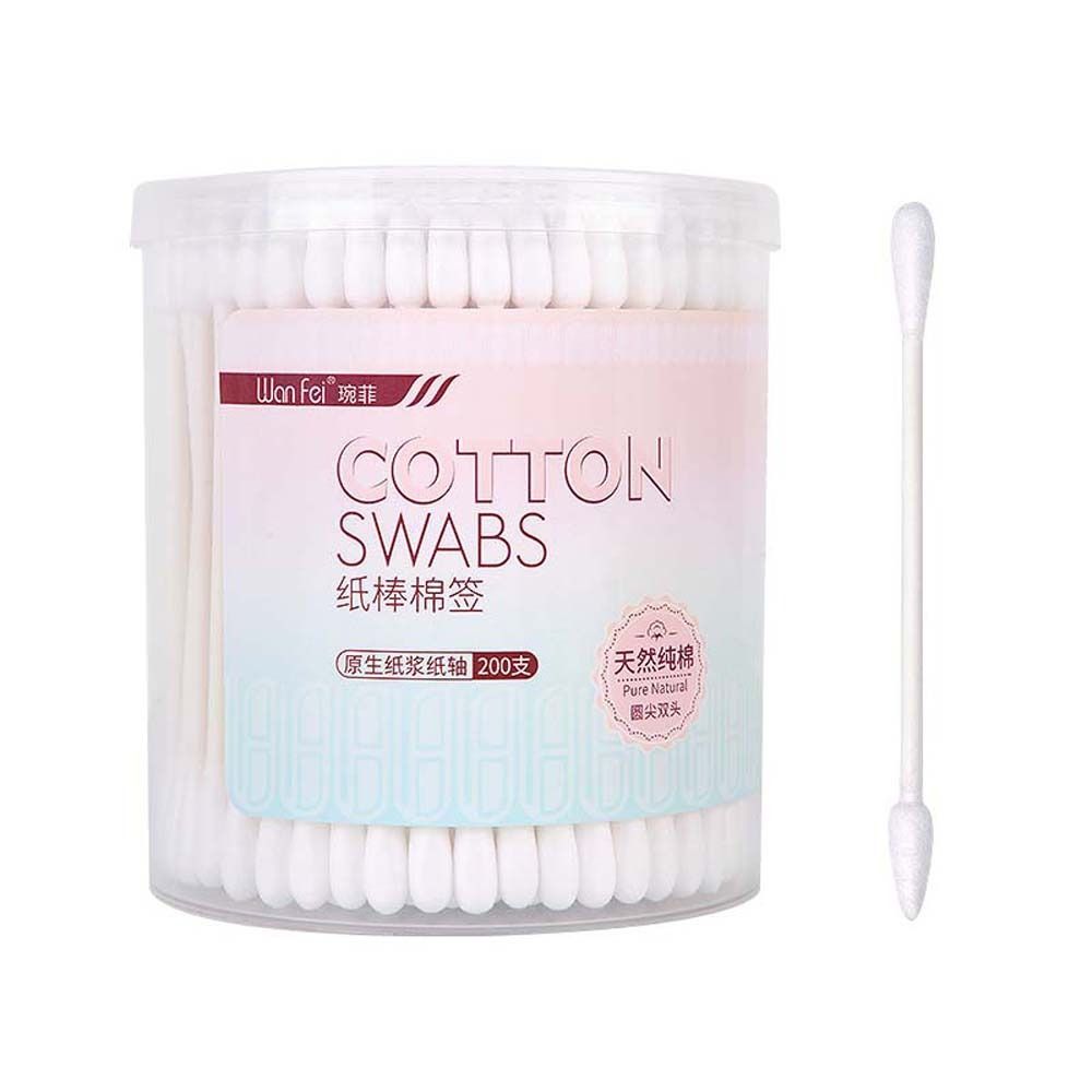 Ватная палочка с двойной головкой, ватные тампоны, средство для чистки ушей, ватная палочка для макияжа, портативный бытовой прибор