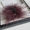 Заколка для волос в виде пера акулы со стразами, осень и зима, 7 см - Pure Desire Style Hairpin