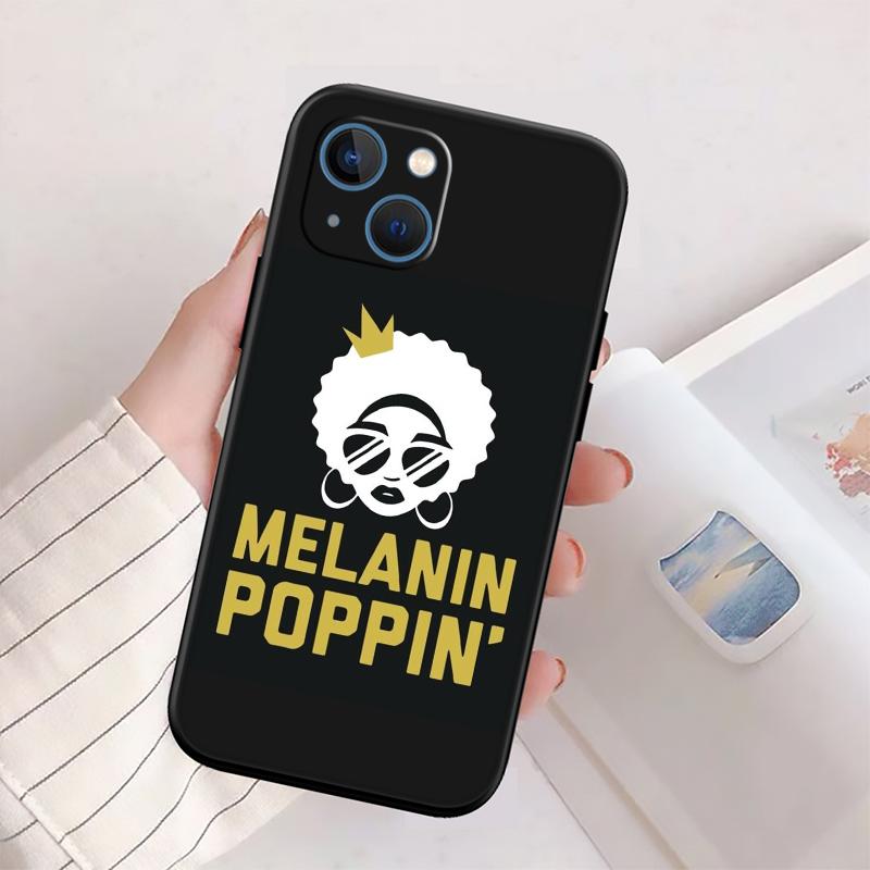 BH34 Melanin Black People Afro Girls New High-End Shell Phone Case for Redmi Note 13 14 Pro+ Plus A3 A3X 13X 13C 13R 14S 14C 14R