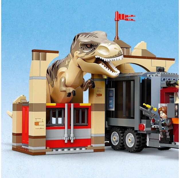 LEGO Jurassic World 76948 Побег тираннозавра и атроцираптора