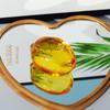 Cute Crystal Fruit Figurine Cartoon Desktop Fruit Ornaments Simulation Banana Ornaments  Kitchen