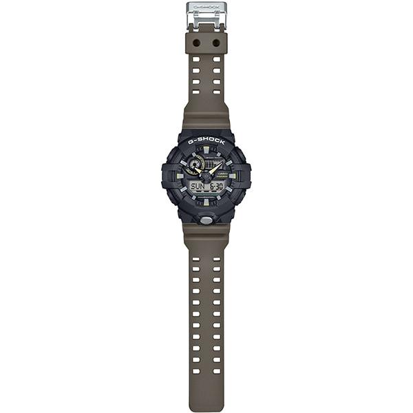 Casio Мужские часы G-SHOCK GA-710TU-1A3JF [G-SHOCK двухцветные утилитарные цвета] круглые часы из смолы