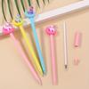 Back To School Season 10pcs Cartoon Moon Unicorn Shape Neutral Pen Creative Stationery Cute Moon Pony Water Pen Sign Pen