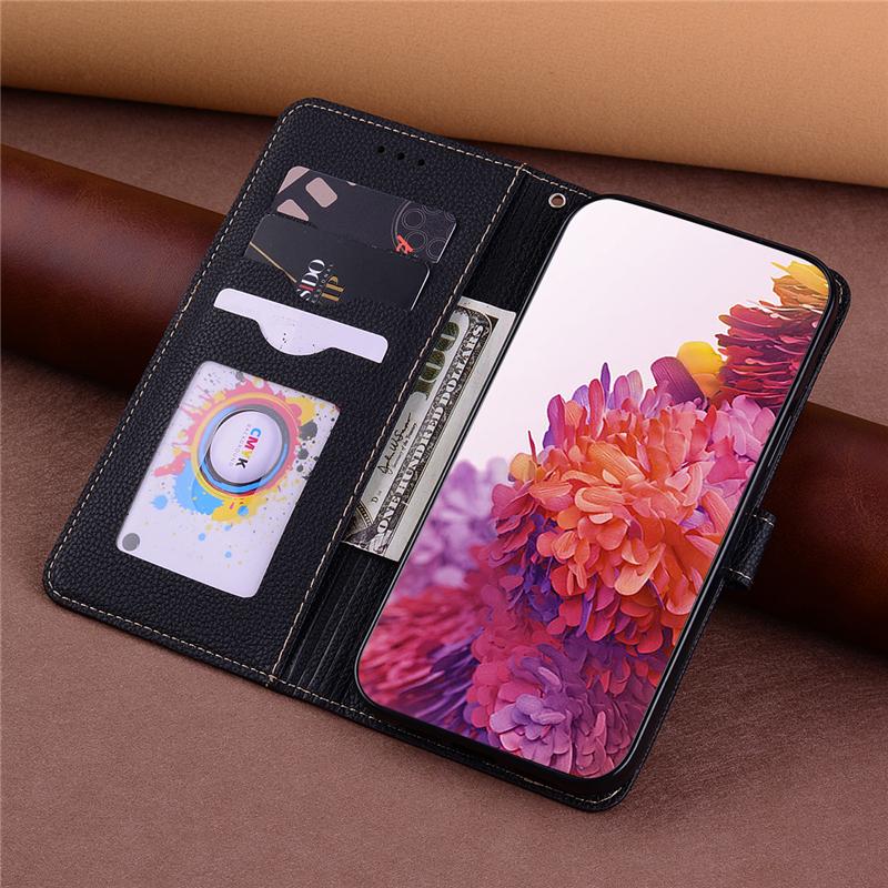 Luxury Matte Leather Flip Wallet Phone Case For iPhone 15 14 13 12 11 Pro Max X XR XS Max 7 8 14 15 Plus Fashion Book Stand Holder Cover