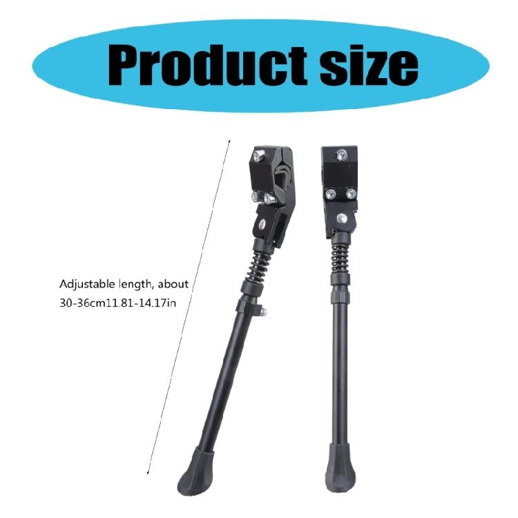 Алюминиевый сплав Боковая задняя парковочная стойка Kickstand для шоссейного велосипеда Нескользящая опорная ножка Регулируемая боковая задняя парковочная стойка