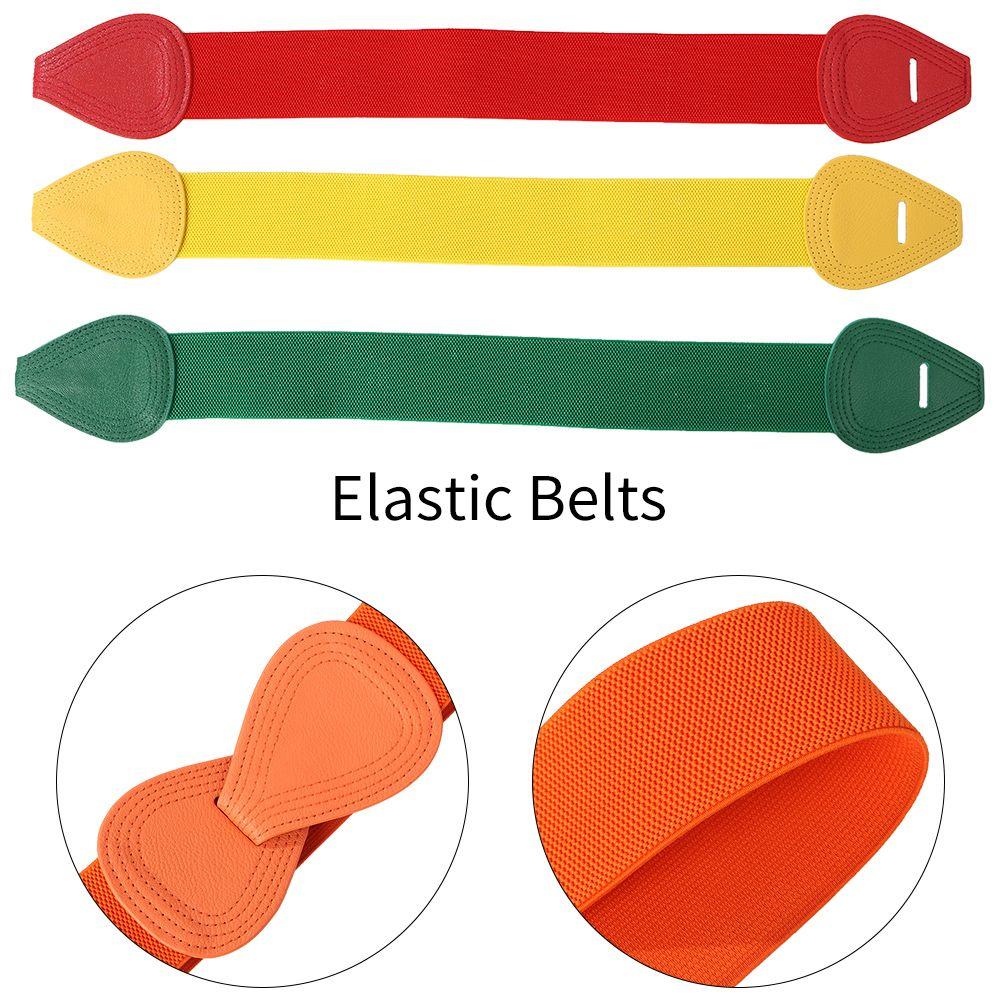 Clothing Decoration Exquisite Wide Hook Waist Strap Waist Belts Elastic Belts Bowknot Waistband