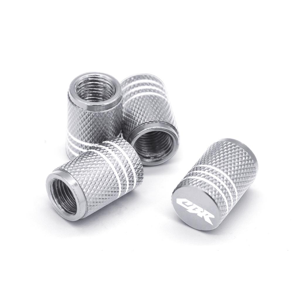VZH5 CBR Motorcycle Tire Valve Air Port Stem Cover Cap Plug CNC Aluminum Accessories For Honda CBR125 250 250R CBR600 F2 F3 F4 F4i