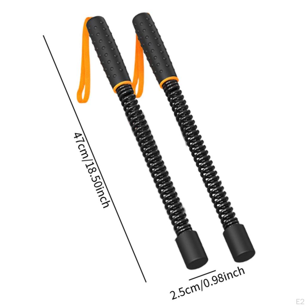 2 шт. Боевые канаты Бар Фитнес Практика Пружинная сталь Тренировочные упражнения для силы