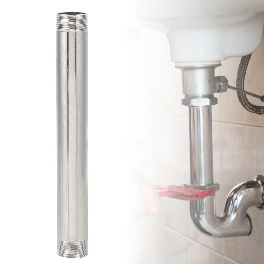 Нержавеющая сталь Наружная резьба Вкручиваемый Ниппель Трубный соединитель Адаптер Трубная арматура 20смG3/4 Наружная