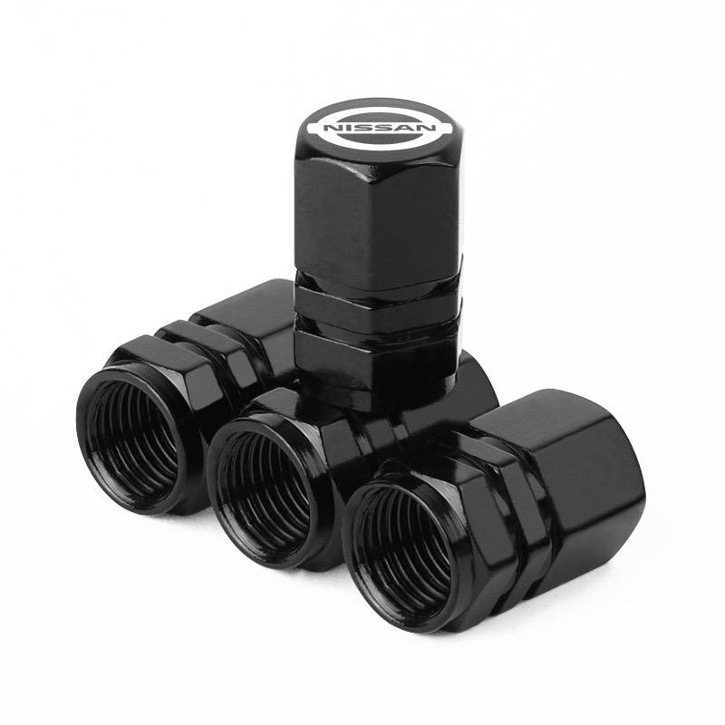 4Pcs Car Tire Valve Stems Cap Tire Valve Cap For Nissan Qashqai Sylphy Tiida Altima Teana X-Trail Leaf Juke Sentra Accessories