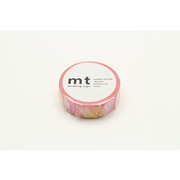 Masking Tape - Pink Harlequin - 1.5 Cm X 7 M