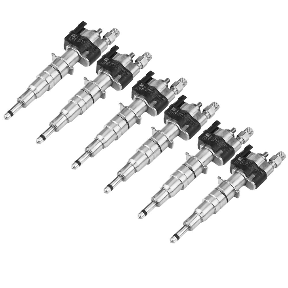 6Pcs Fuel Injector for BMW 135i 335i 535i 650i 740i 750i X6 13537585261 09