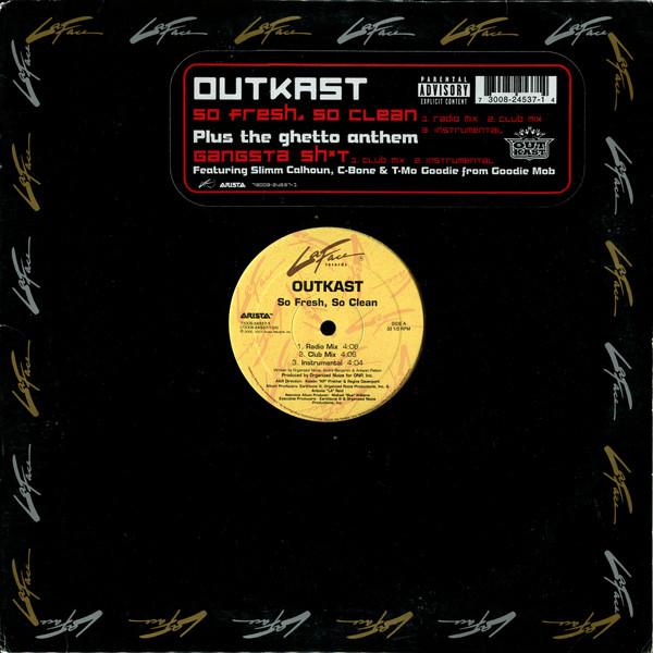 12inch Record OUTKAST - So Fresh, So Clean / Gangsta Sh*t 73008245371 LaFace Records 2001 US Rap & Hip-Hop/R&B Used