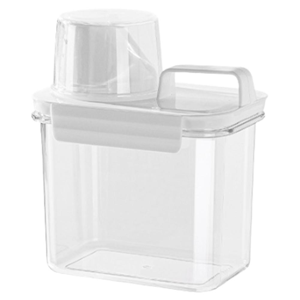 Диспенсер для стирального порошка с мерным стаканом, контейнер для стирального порошка, контейнер для ароматических шариков для прачечной