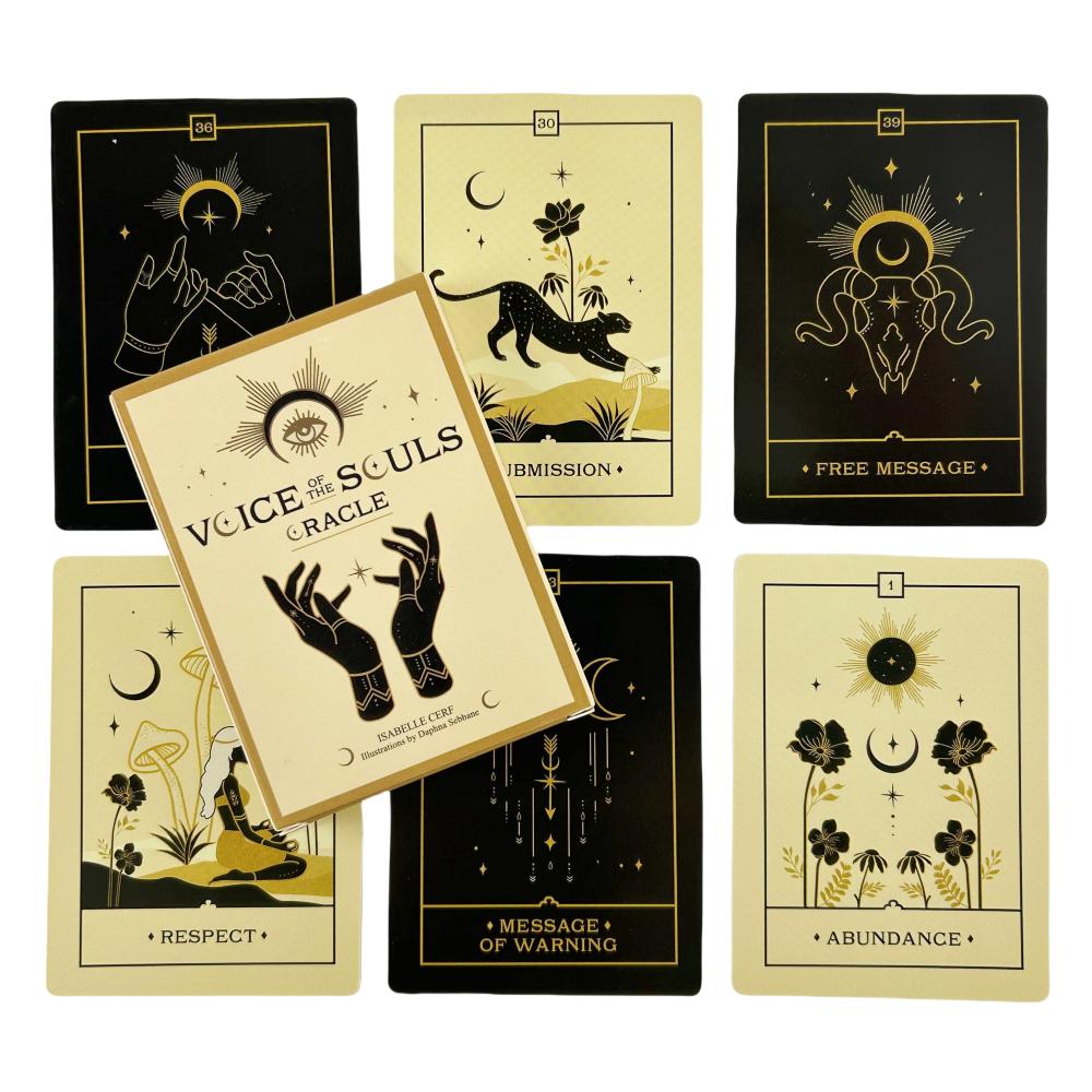 Voice of the Souls Oracle Cards Full English Cards Deck Tarot Divination Wisdom Fate Family Party Edition Board Game