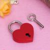 Дневник Милый Мини Свадебный Путешествие Сердце Форма Навесной Замок Замки Фурнитура Любовь Сердце Замок