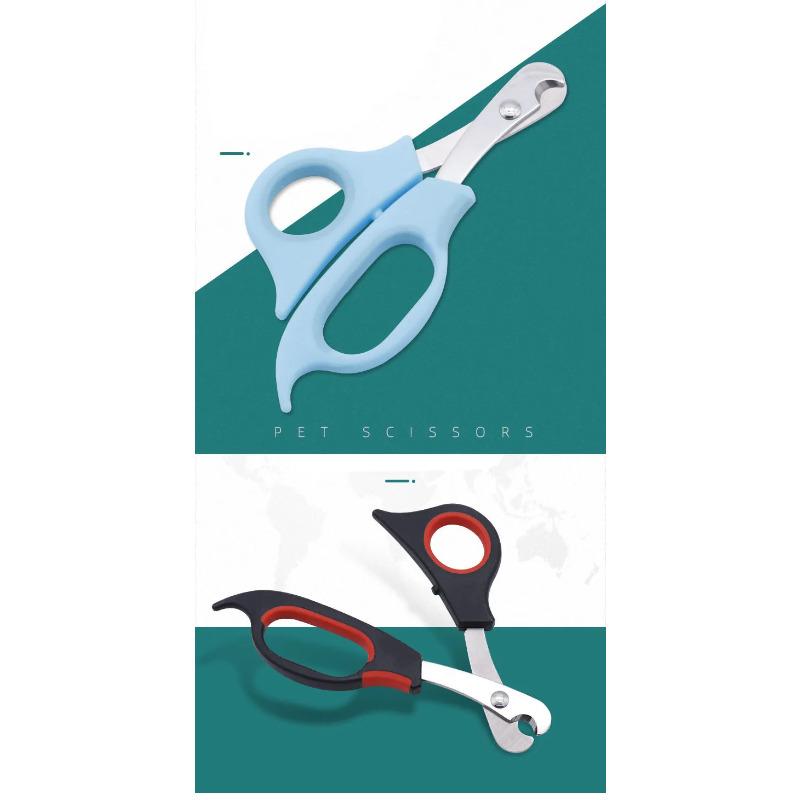 Лезвие из нержавеющей стали для собак, кошек, домашних животных, кусачки для ногтей, PP+TPR, удобная ручка, бытовые кусачки для ногтей, принадлежности для профессионалов