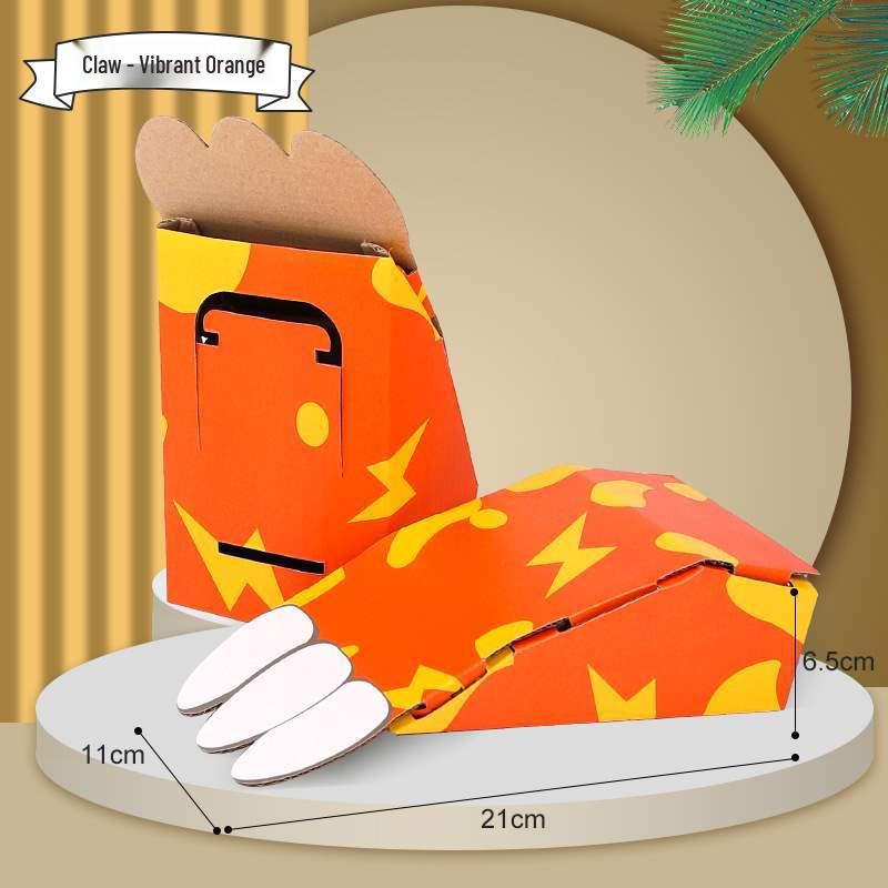 Children's Day DIY Dinosaur Cardboard Model - Wearable Toy Inspired by TikTok