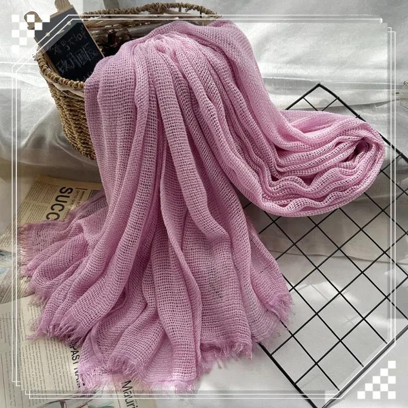 New Autumn and Winter Styles Cotton and Linen Scarves for Women,Artistic Weaving Ethnic Style Scarf Shaw Wrap