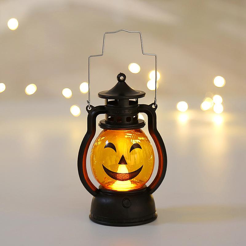 Halloween Portable Horror Atmosphere Pumpkin Decoration Led Ornament