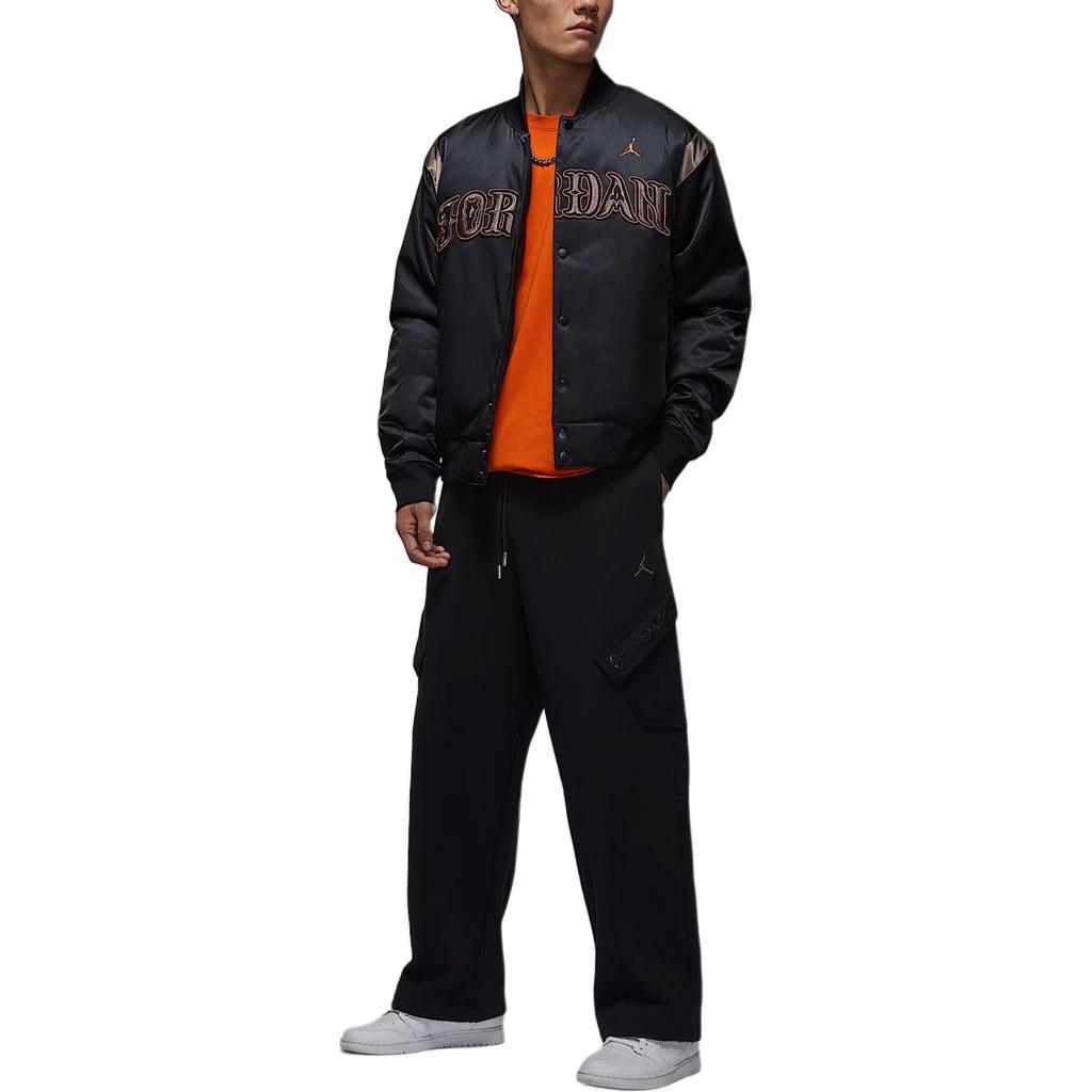 Jordan Флисовые брюки Flight, новогодняя серия, вязаные из флиса, на кулиске, повседневные, мужские, bottoms IQ3952010