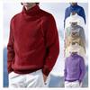 Men's Turtleneck Bottoming Shirt Thermal Long-sleeved Knitted Sweater Top