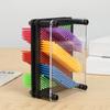 1 шт.-Креативная модель руки 3D Многовариантная игольная живопись Радуга, Пластиковый квадратный отпечаток руки Модель руки Офисное украшение