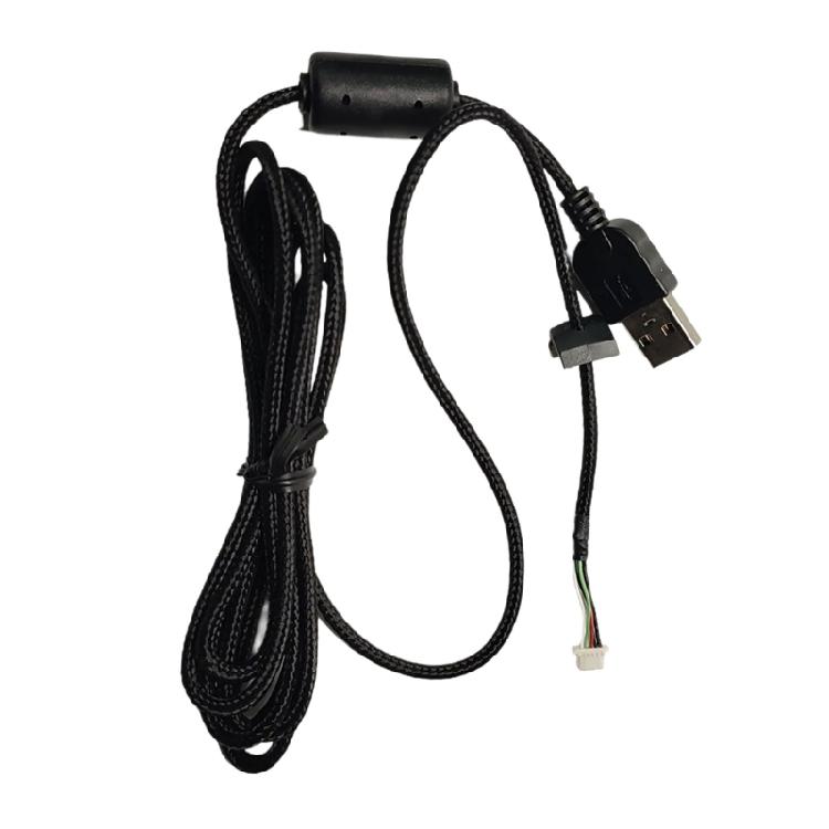 Mouse USB Cable for G502X Wireds Gaming Mouse USB Charging Nylons Braideds Cable Cord