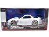 Jada TOYS SCALE FAST AND THE MAZDA Jada TOYS Scale and Mazda 124 "THE FURIOUS" "1993 RX-7" 124 "Fast Furious" "1993 RX-7"