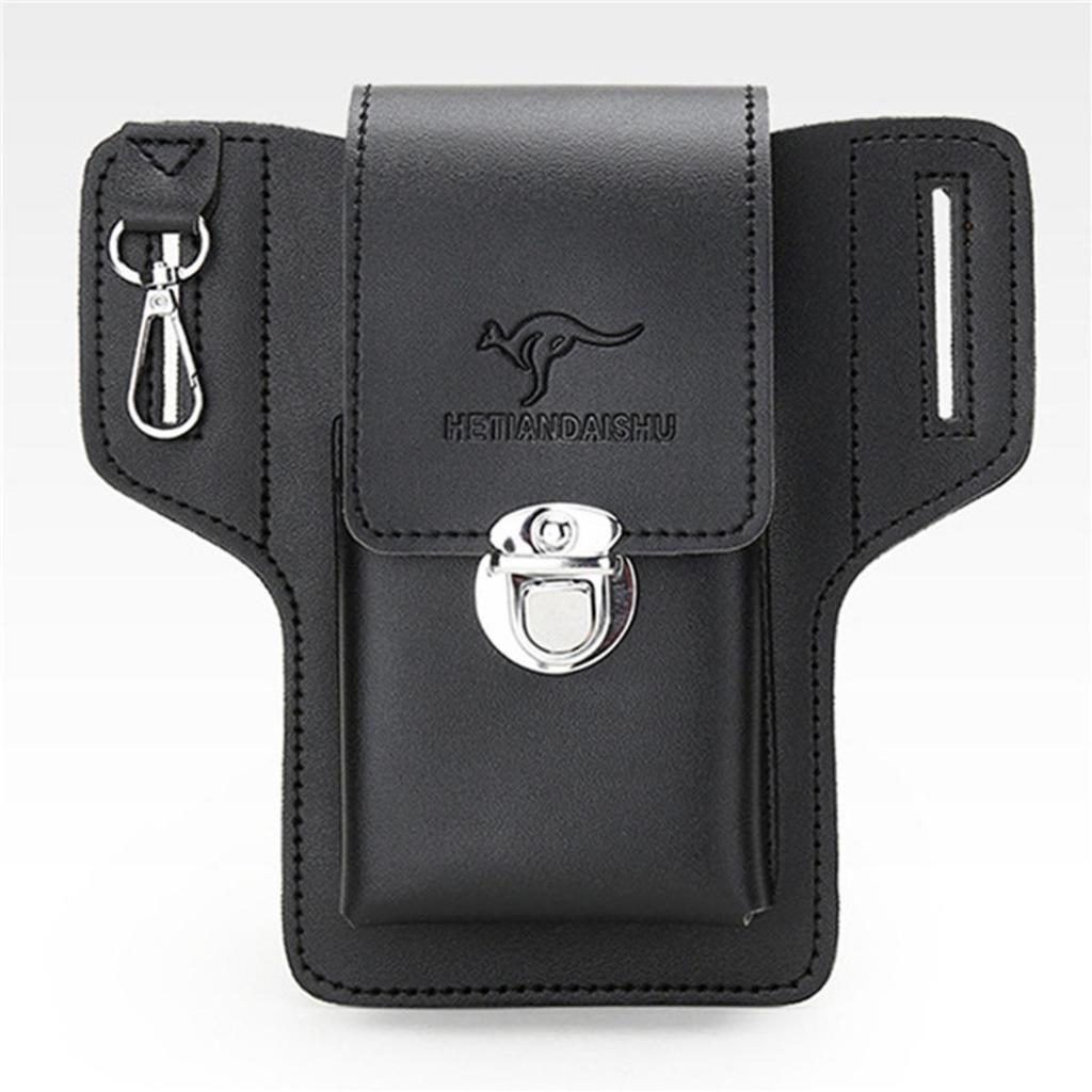 Поясная сумка для телефона для мужчин, чехол для мобильного телефона, портативный кошелек, поясная сумка, многофункциональная поясная сумка из ПУ кожи, вертикальный чехол, подарок