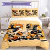 3pcs Duvet Cover Set (1*Duvet Cover + 2*Pillowcase, Without Core), Haikyu Print Soft All‑Season Bedding Set, Home Bedroom Decor Gift